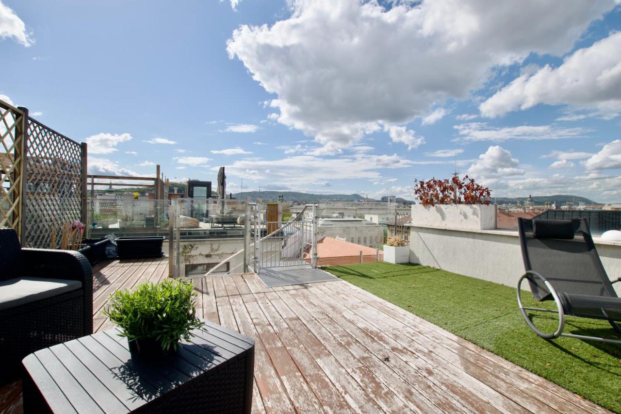 Penthouse Apartment By Hi5 -At The Top Of Budapest Budapeste Exterior foto